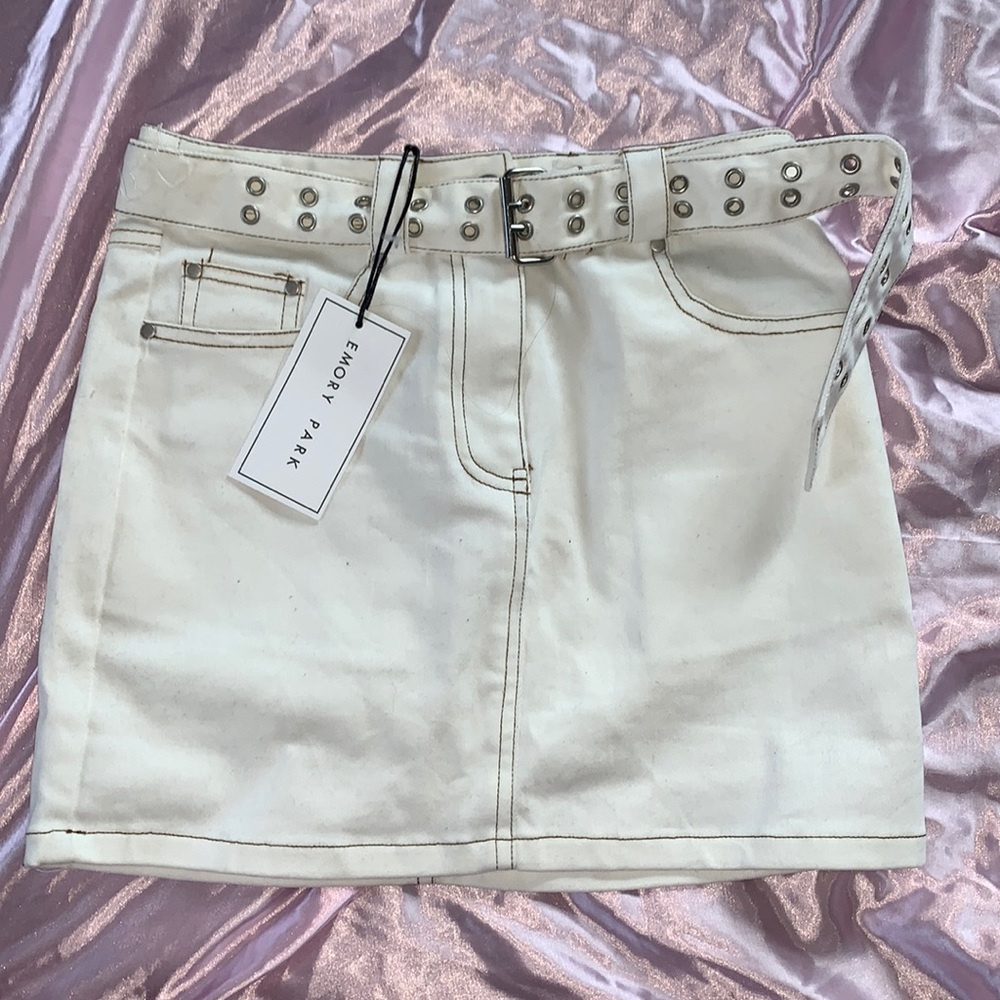 Jean Skirt w/ Belt